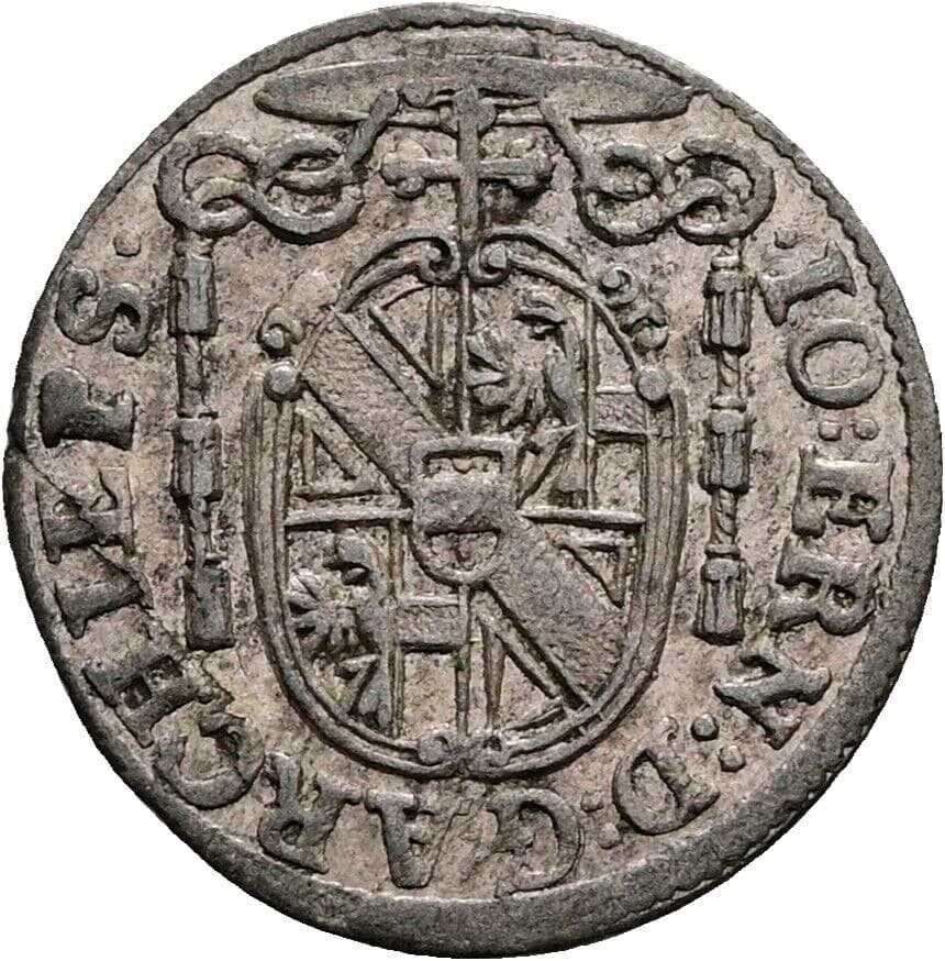 Kreuzer Johann Ernst Graf Thun-Hohenstein 1687-1709 1700, Salzburg – Rückseite