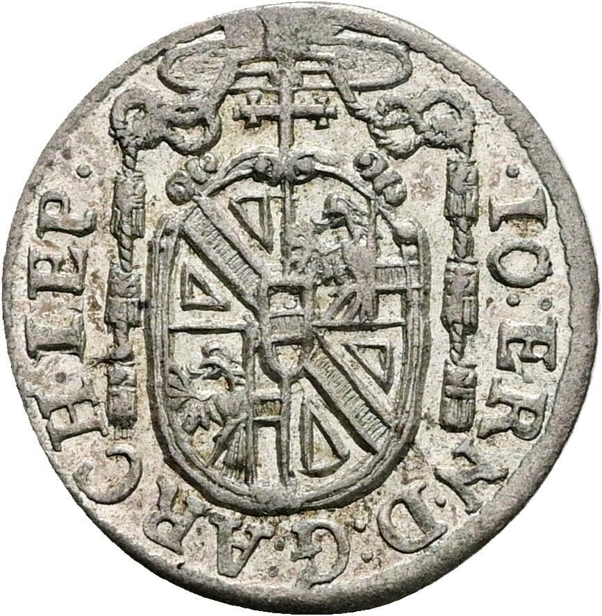 Kreuzer Johann Ernst Graf Thun-Hohenstein 1687-1709 1705 – Rückseite