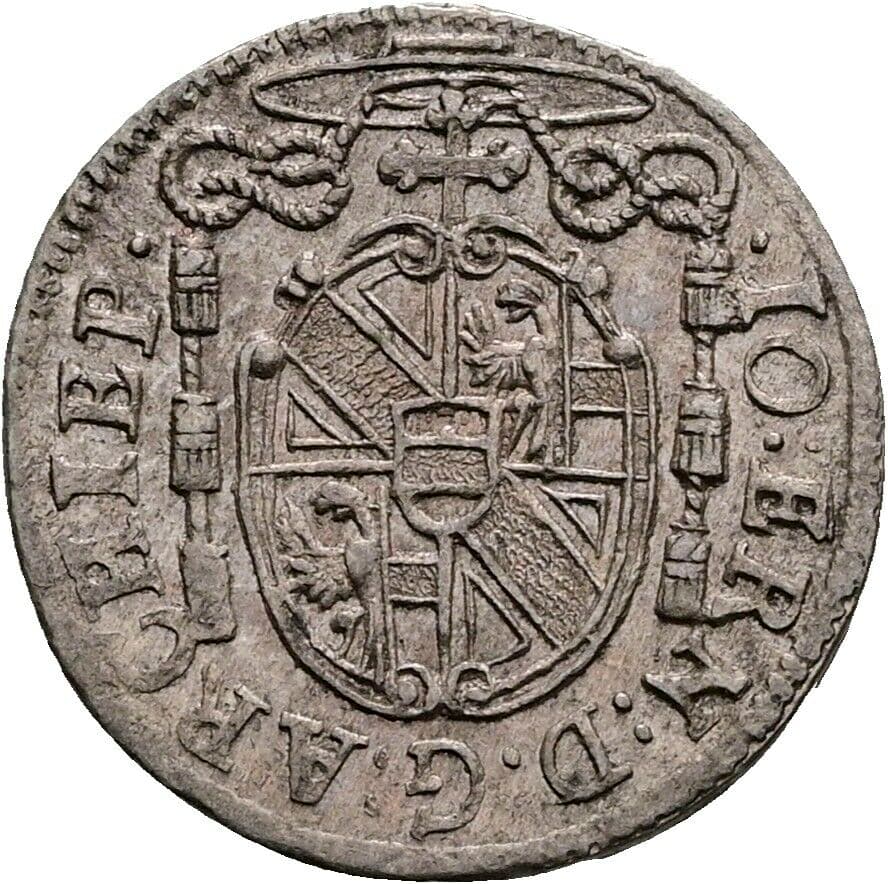 Kreuzer Johann Ernst Thun-Hohenstein 1687-1709 1697 – Rückseite
