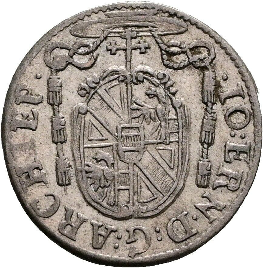 Kreuzer Johann Ernst Thun-Hohenstein 1687-1709 1707 – Rückseite