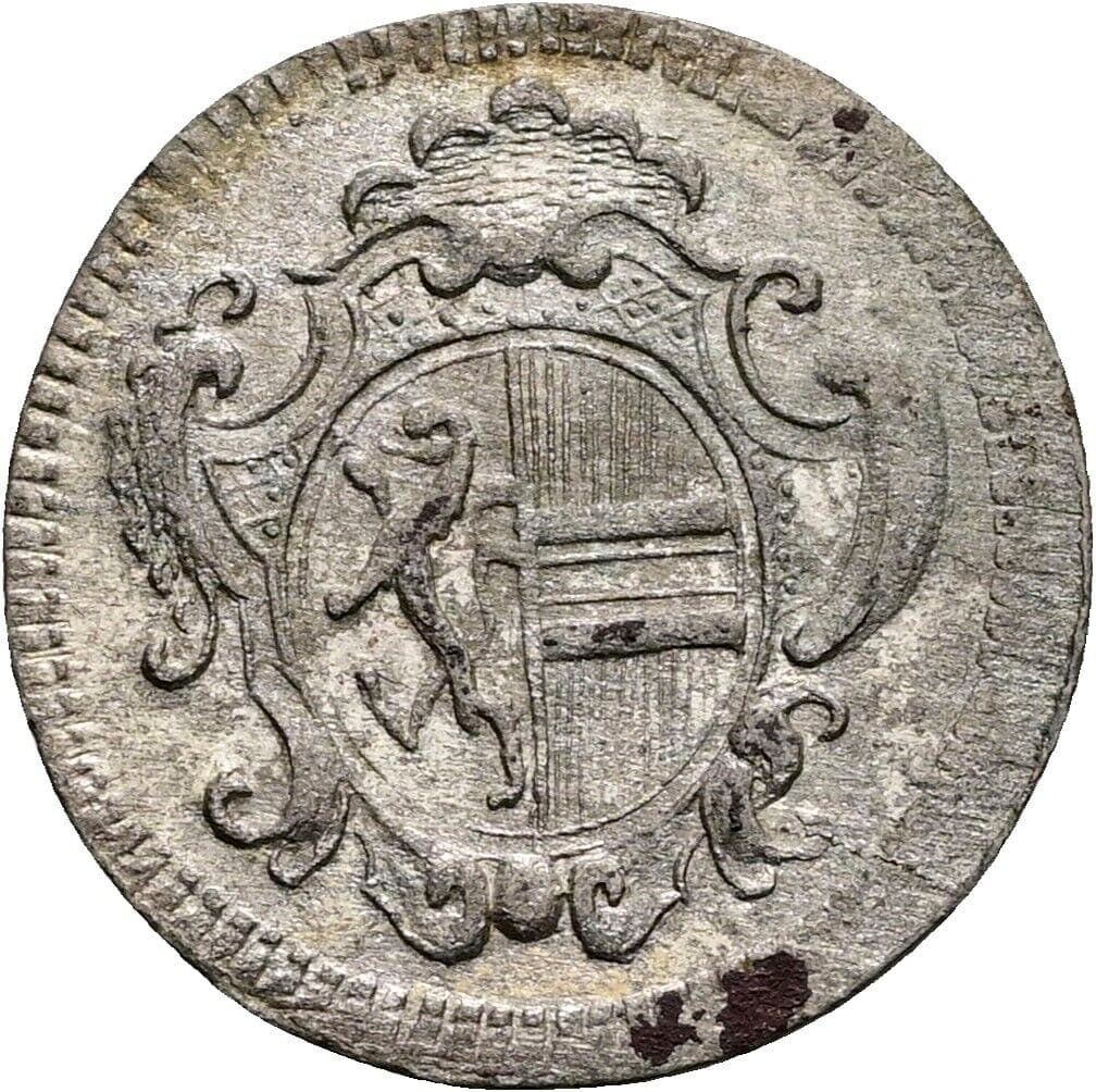 2 Kreuzer Sigismund III. Graf Schrattenbach 1753-1771 1759 – Rückseite