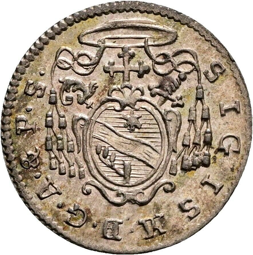 Kreuzer Sigismund III. Graf Schrattenbach 1753-1771 1756 – Rückseite