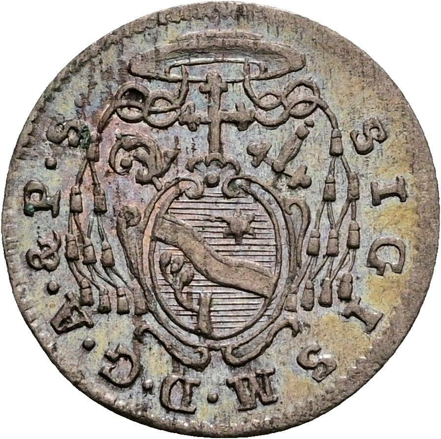 Kreuzer Sigismund III. Graf Schrattenbach 1753-1771 1757 – Rückseite