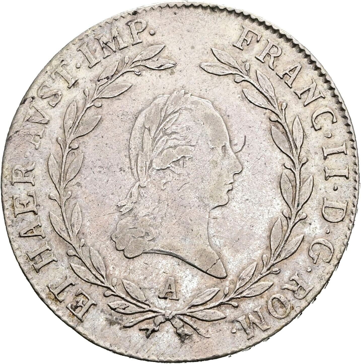 20 Kreuzer Franz II. 1806 A – Vorderseite