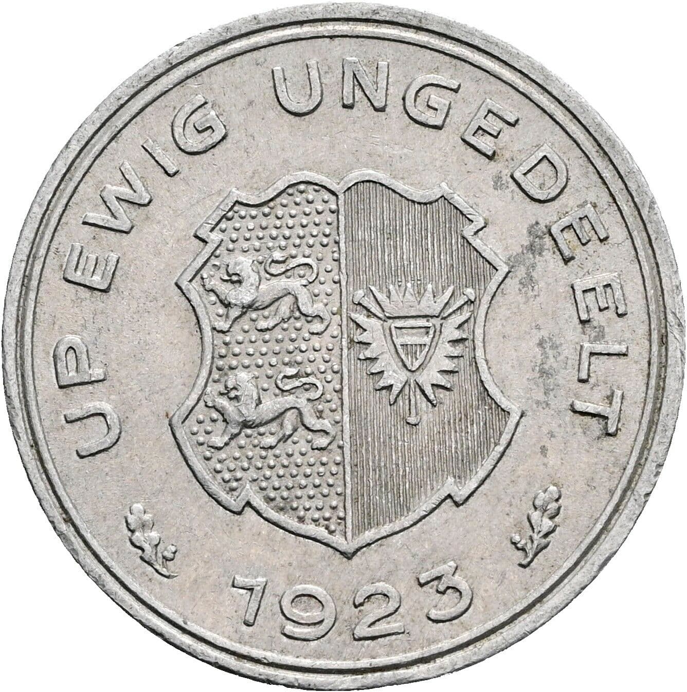 5-hundertstel Gutschrifts-Marke