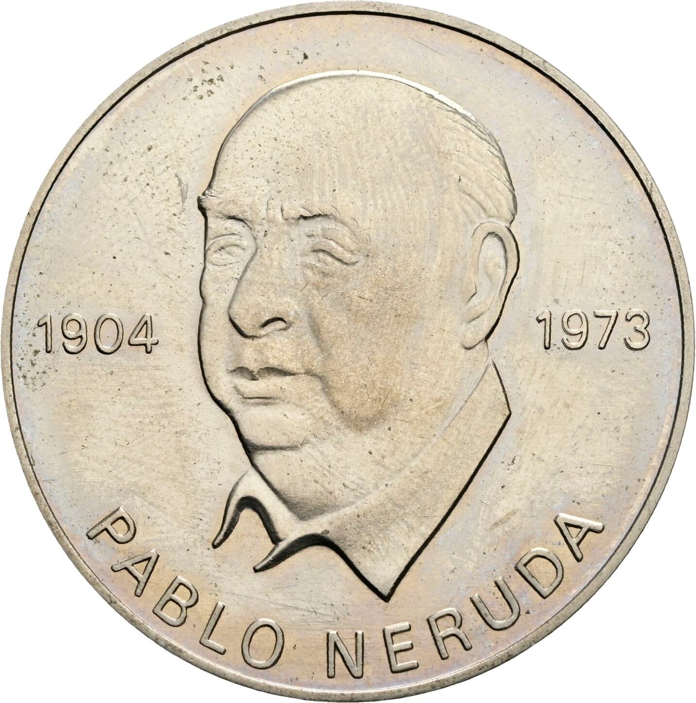 Medaille, Pablo Neruda