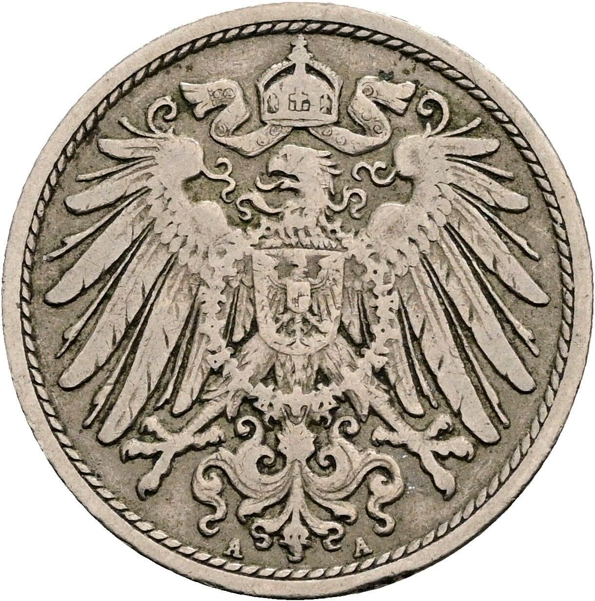 10 Pfennig 1904 A – Rückseite