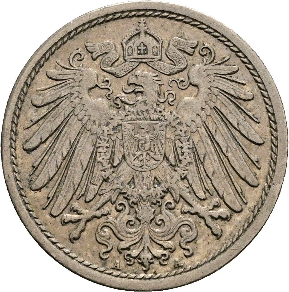 10 Pfennig 1915 A – Rückseite