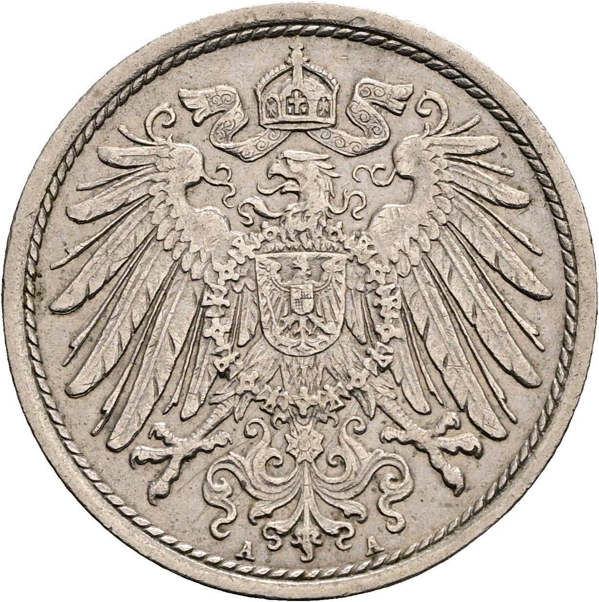 10 Pfennig 1915 A – Rückseite