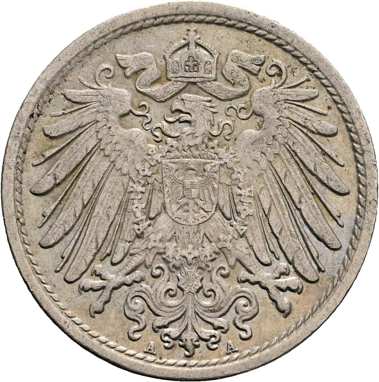 10 Pfennig 1915 A – Rückseite