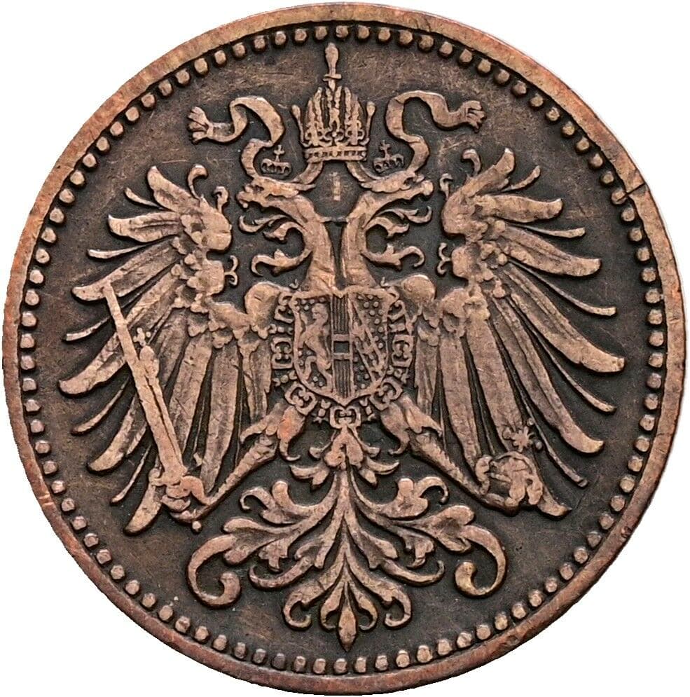 1 Heller Franz Joseph I. 1848-1916 1901 – Rückseite