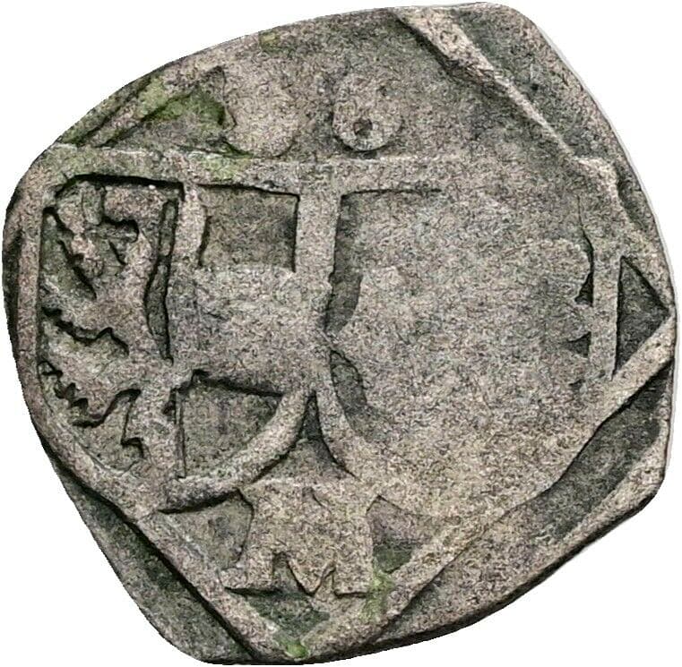 Pfennig Matthäus Lang von Wellenburg (15)36 – Vorderseite