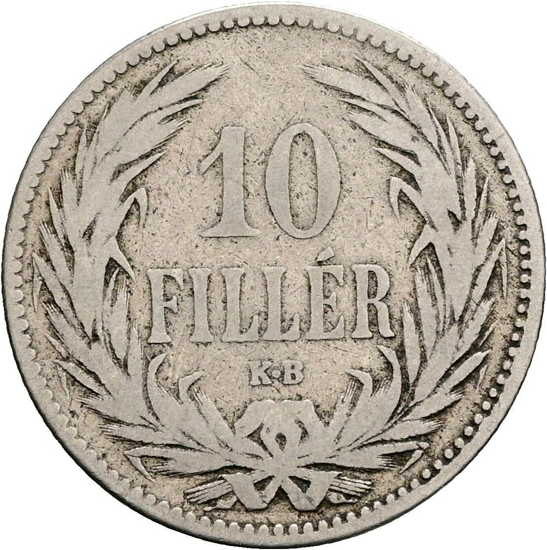 10 Filler Franz Joseph I. 1848-1916 1892 – Vorderseite