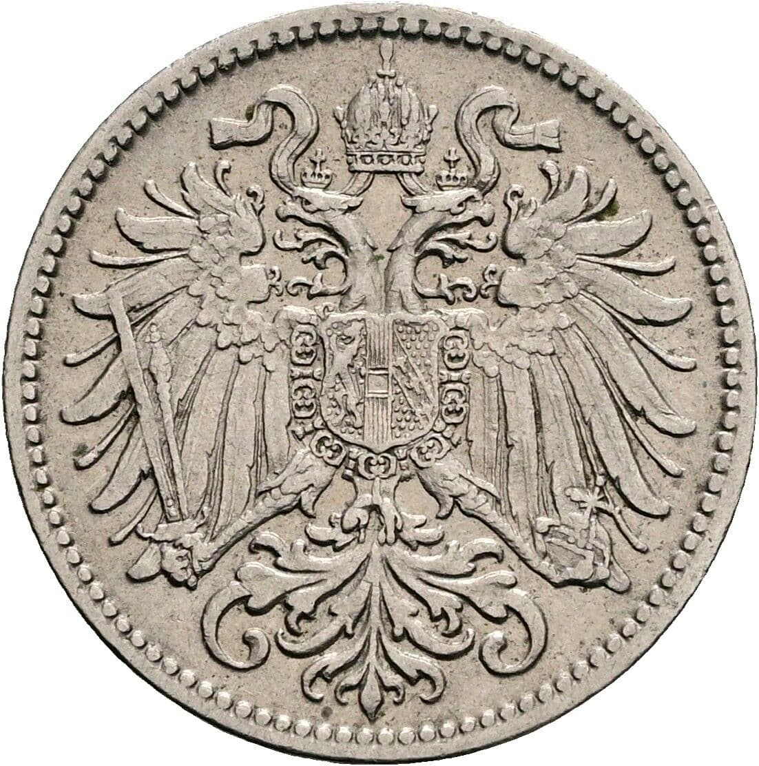 10 Heller Franz Joseph I. 1848-1916 1907 – Rückseite