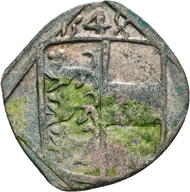 Pfennig Ferdinand I. 1548 Klagenfurt – Vorderseite