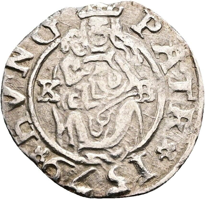 Denar 1579 KB, Kremnitz – Vorderseite