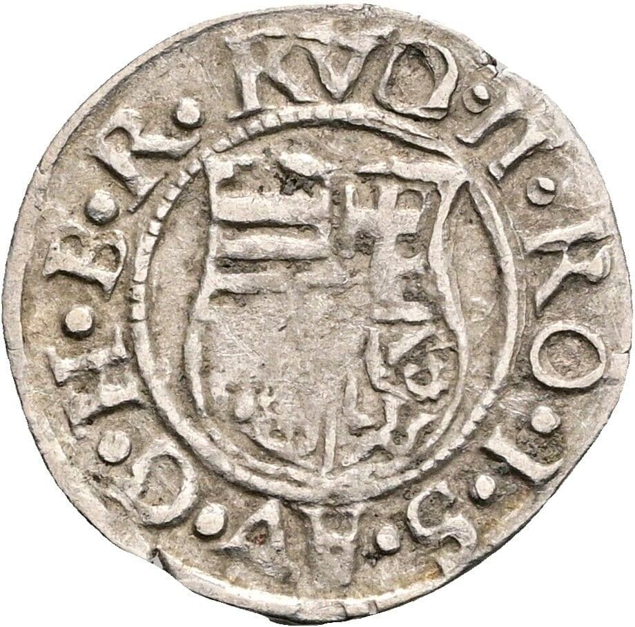 Denar 1579 KB, Kremnitz – Rückseite