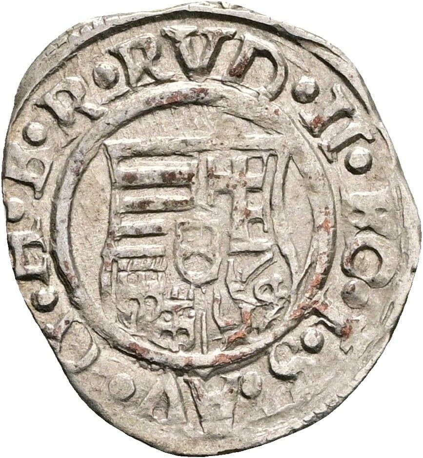 Denar Rudolph II. 1579 KB – Rückseite