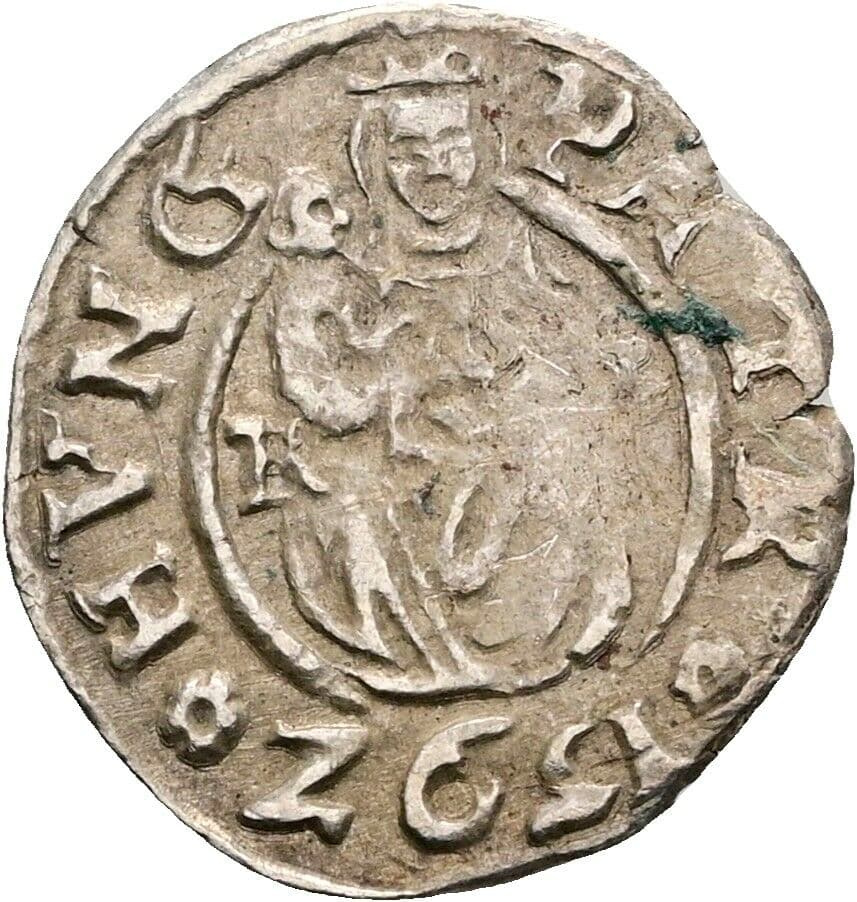 Denar 1592 KB, Kremnitz – Vorderseite