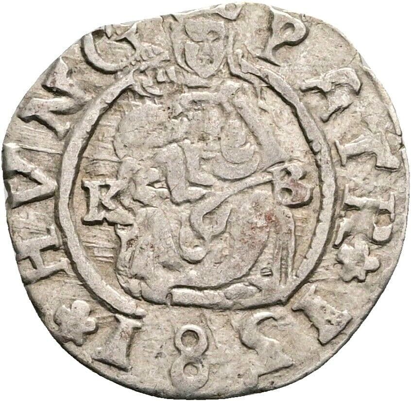 Denar Rudolph II. 1581 KB – Vorderseite