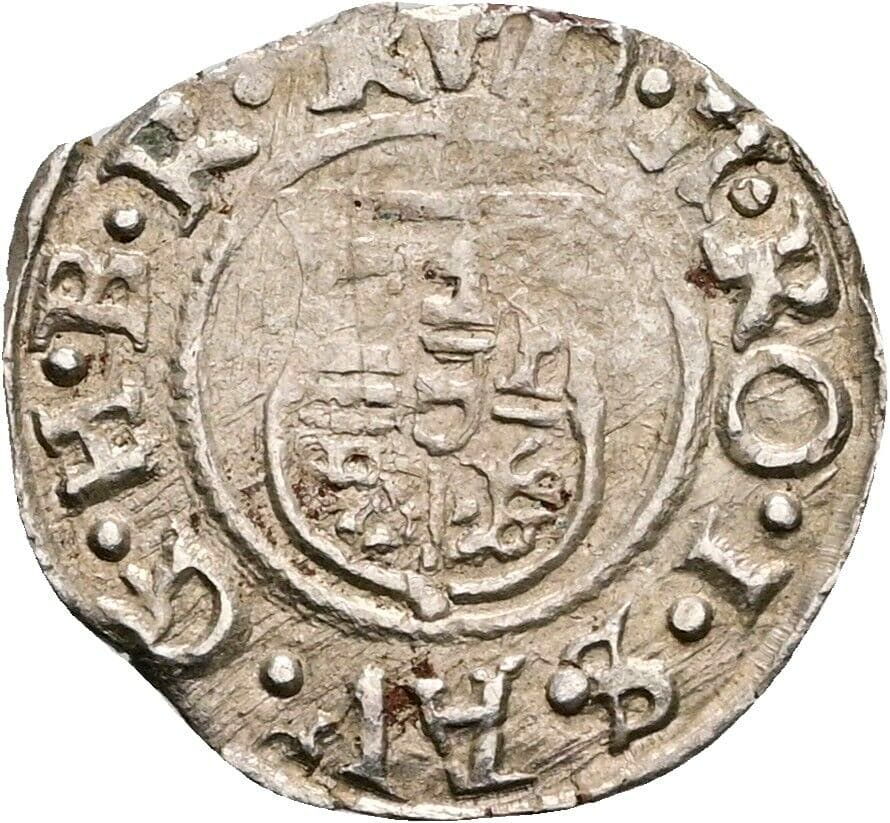 Denar 1592 KB, Kremnitz – Rückseite