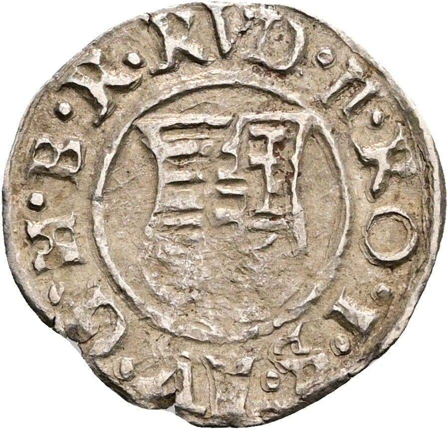 Denar 1592 KB, Kremnitz – Rückseite