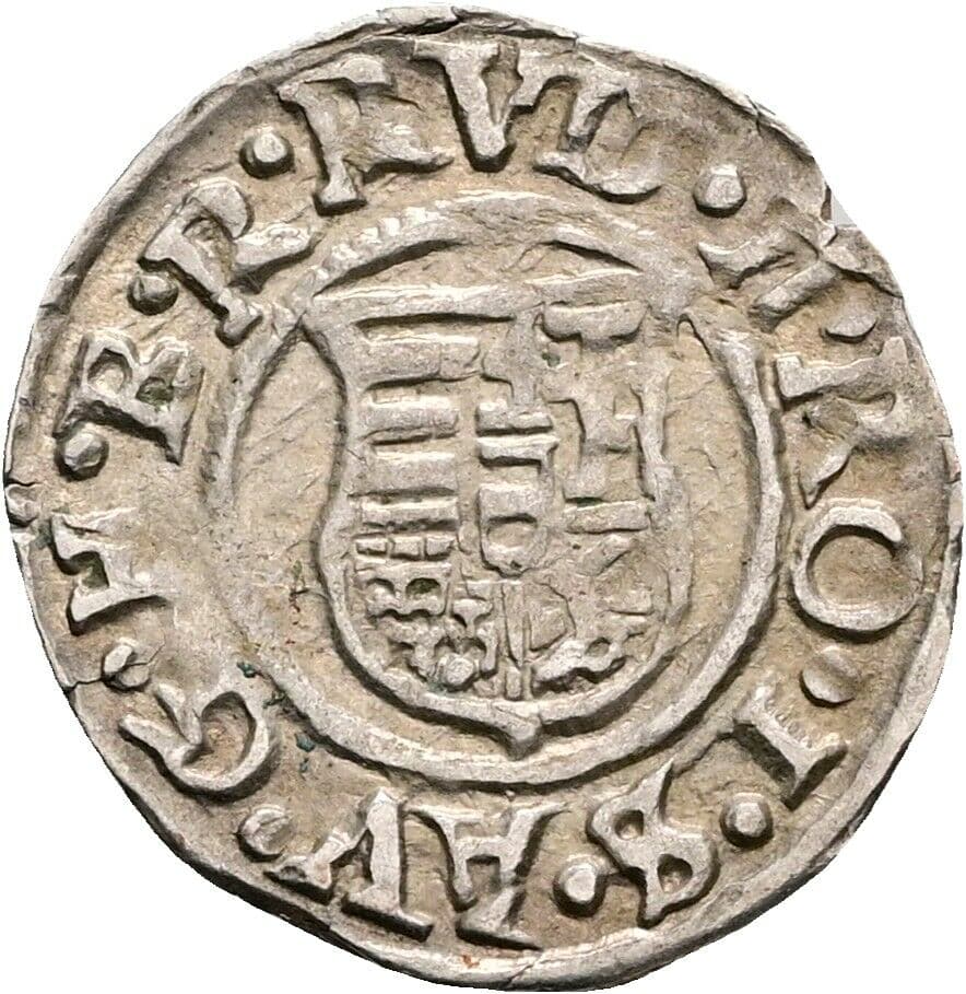 Denar 1591 KB, Kremnitz – Rückseite