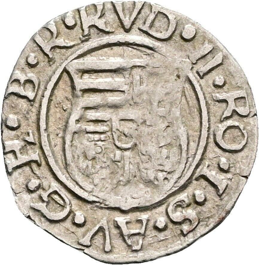 Denar 1581 KB, Kremnitz – Rückseite