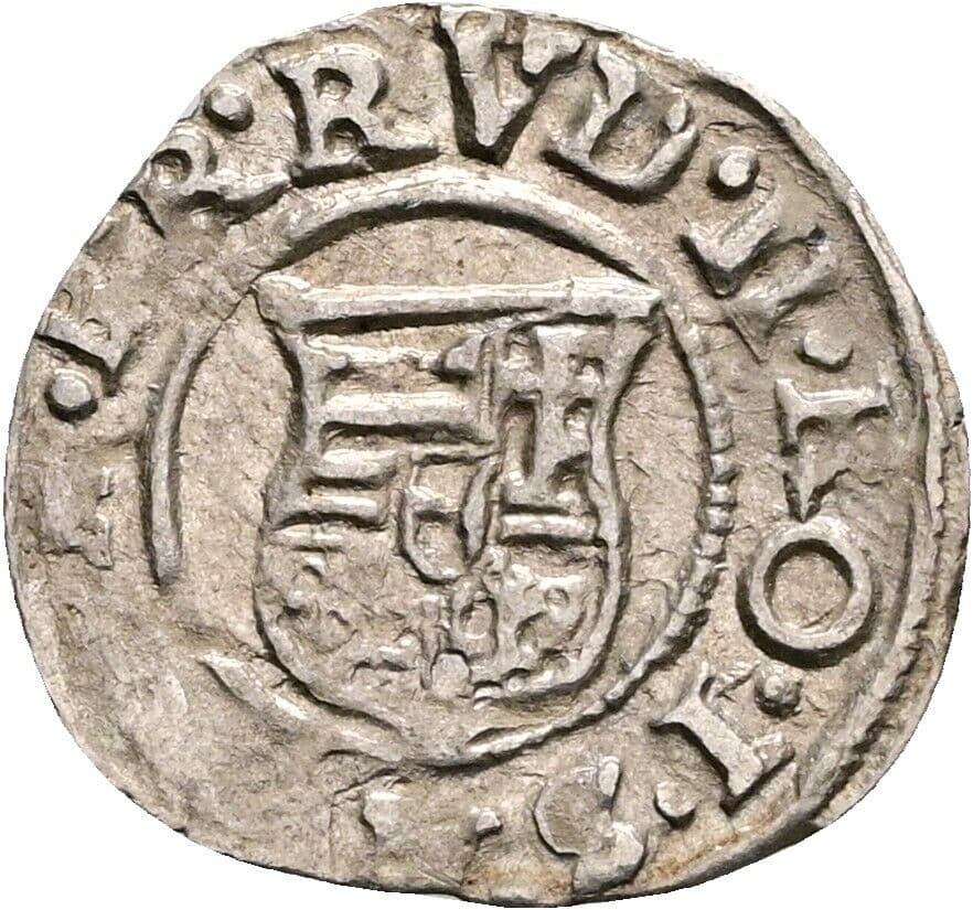 Denar Rudolph II. 1588 KB – Rückseite