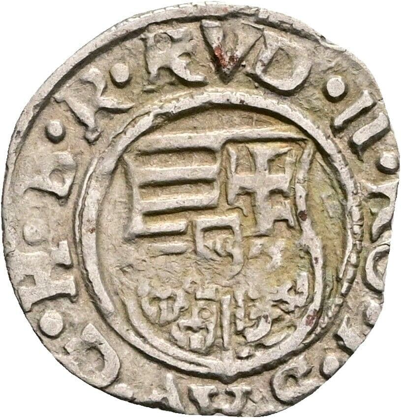 Denar Rudolph II. 1581 KB – Rückseite