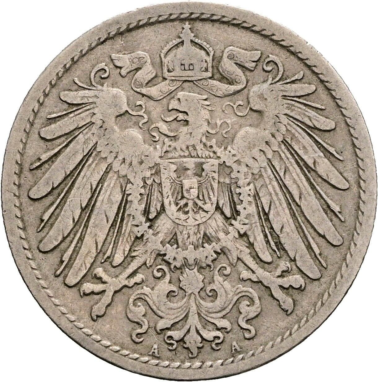 10 Pfennig 1903 A – Rückseite