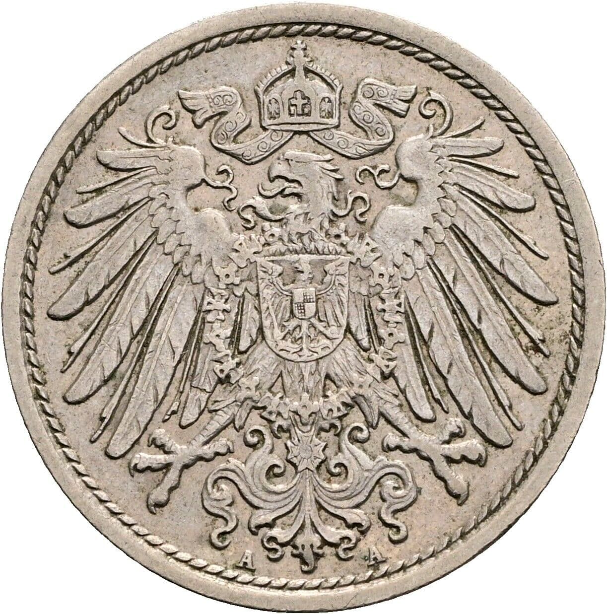 10 Pfennig 1915 A – Rückseite