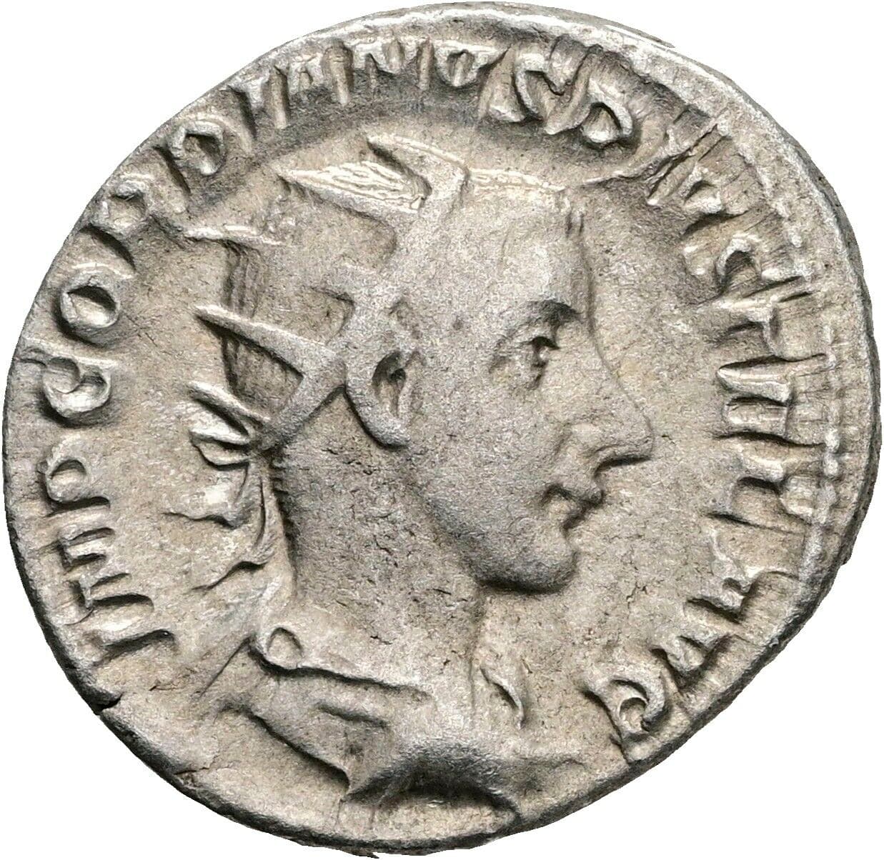 Antoninian Gordianus III. Pius 238-244 AC – Vorderseite