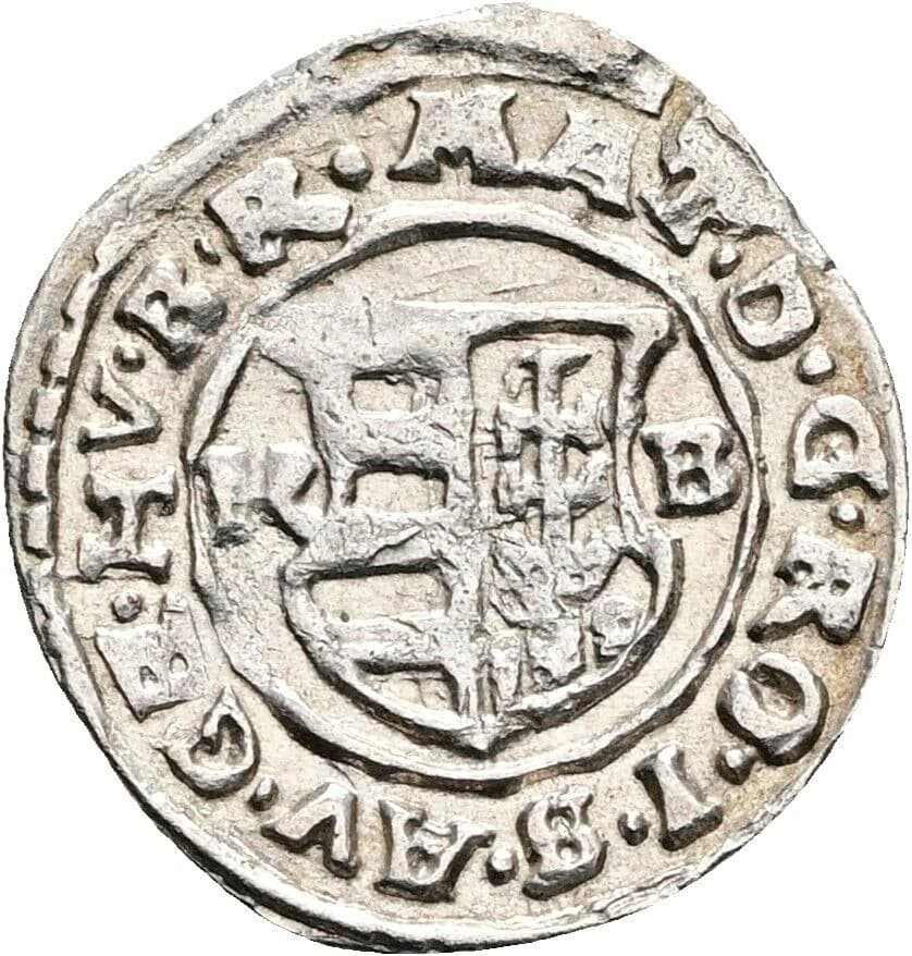 Denar Matthias 1615 KB, Kremnitz – Rückseite
