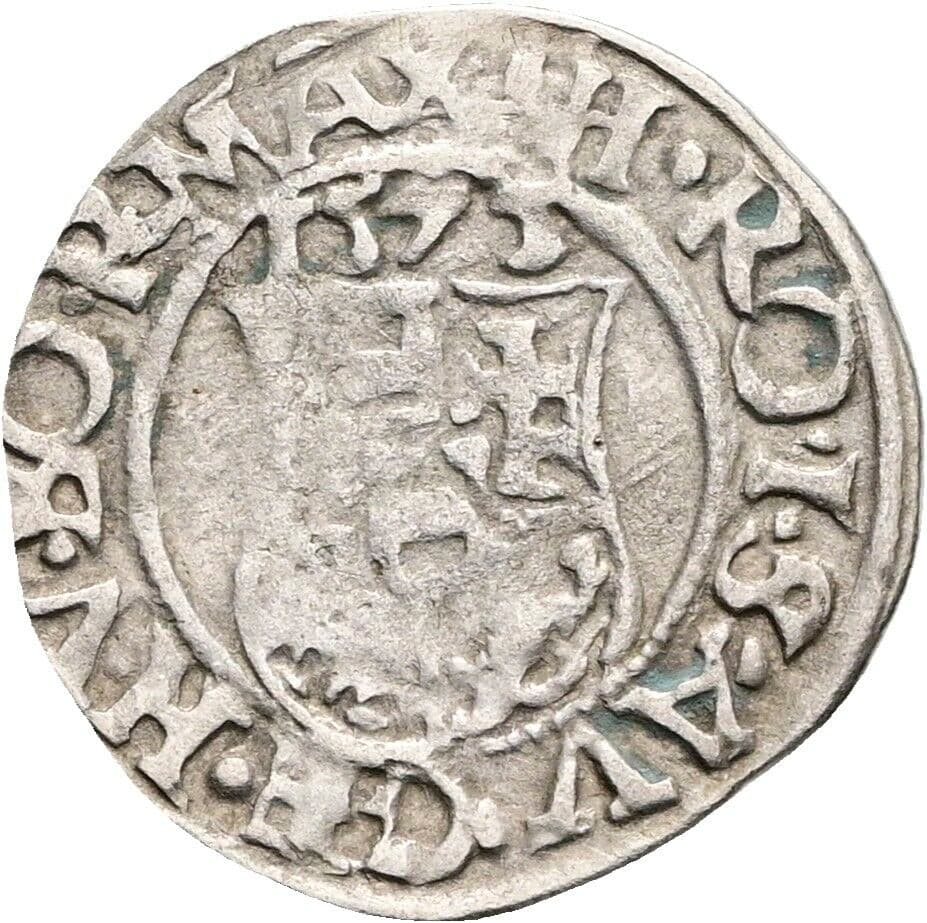 Denar Maximilian II. 1575 KB, Kremnitz – Rückseite