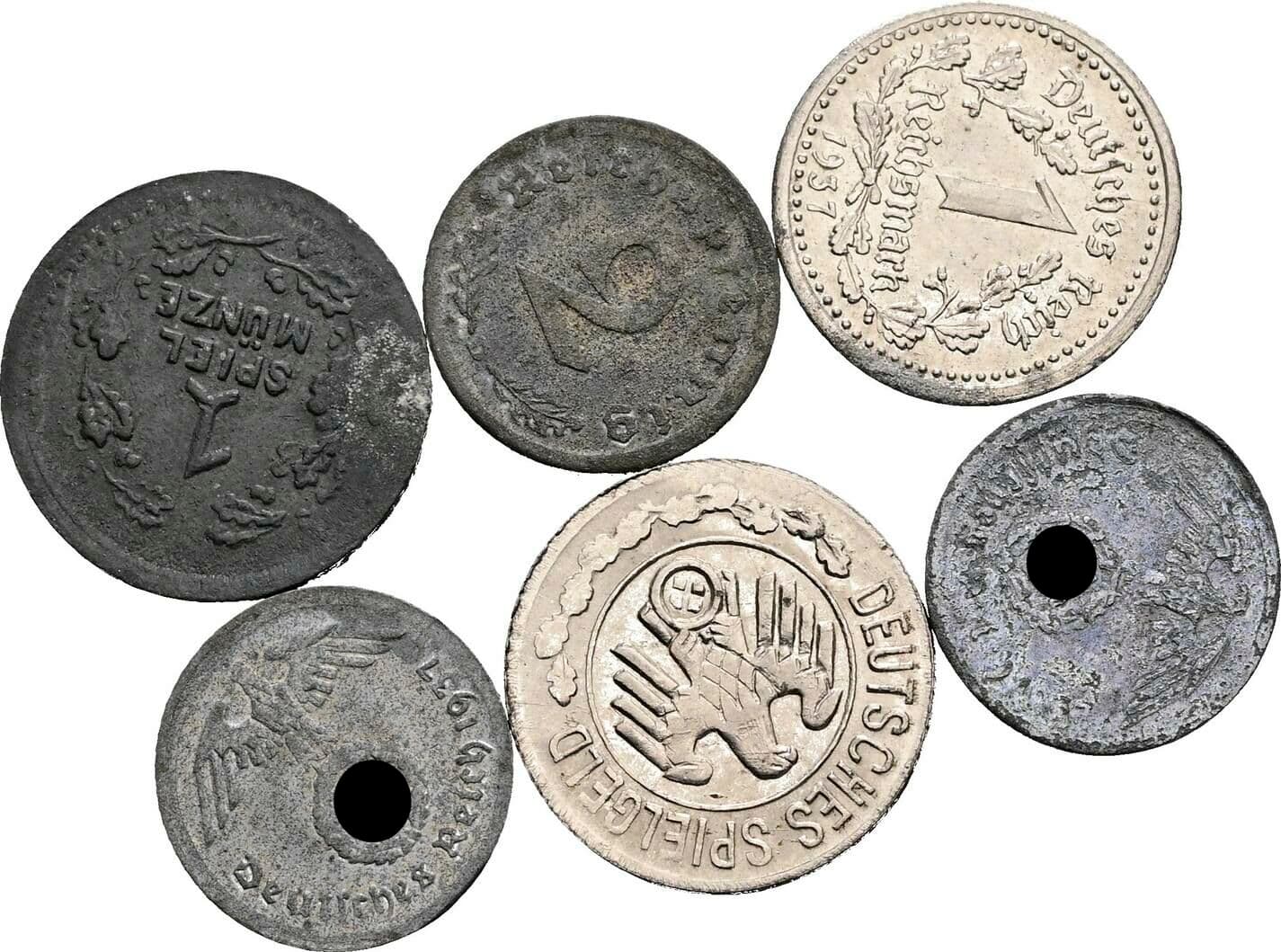 Lot 6 Stück Spielgeld