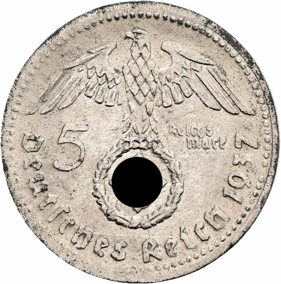 5 Reichsmark Spielgeld