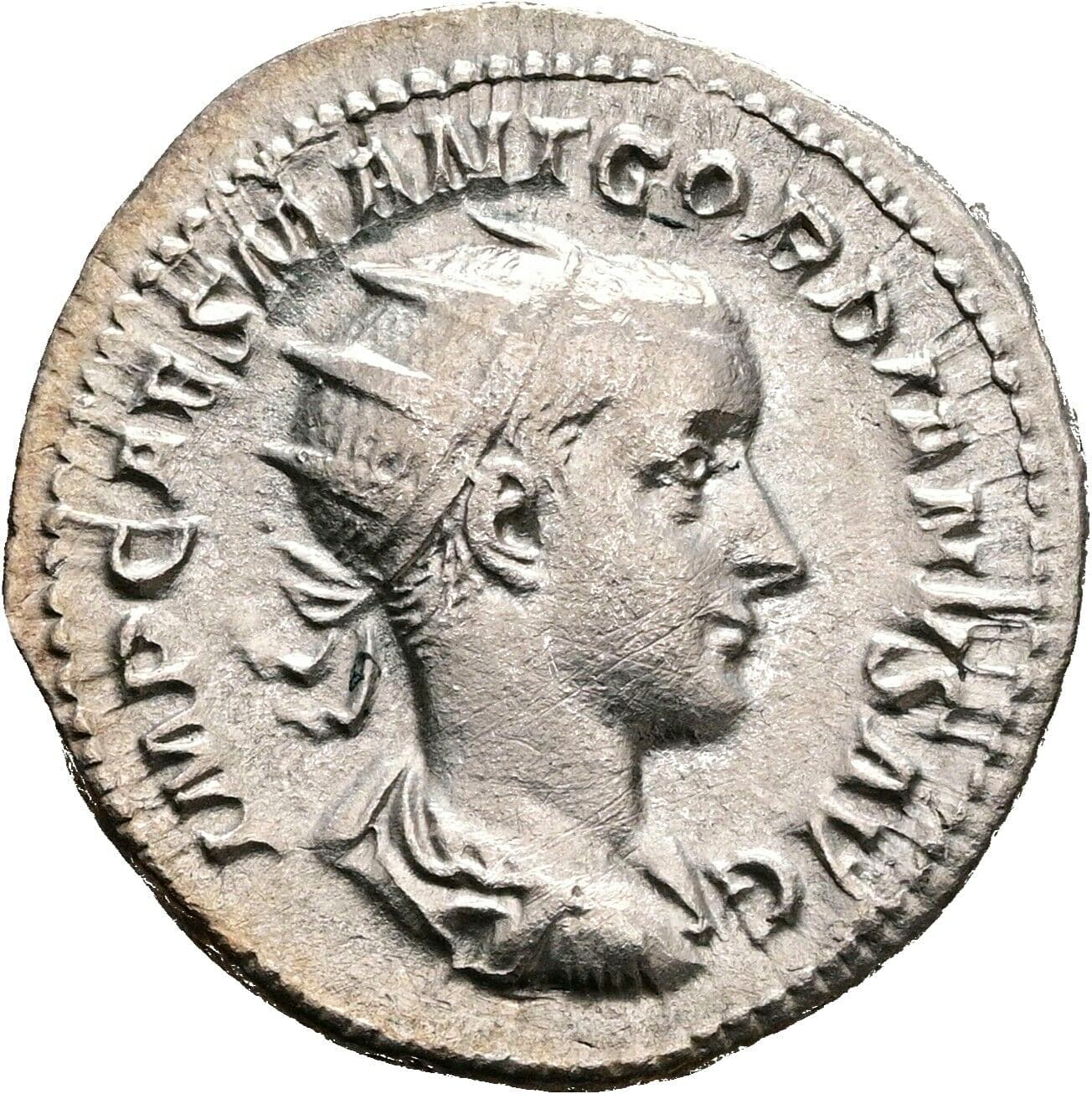 Antoninian Gordianus III. Pius 238-244 AC – Vorderseite