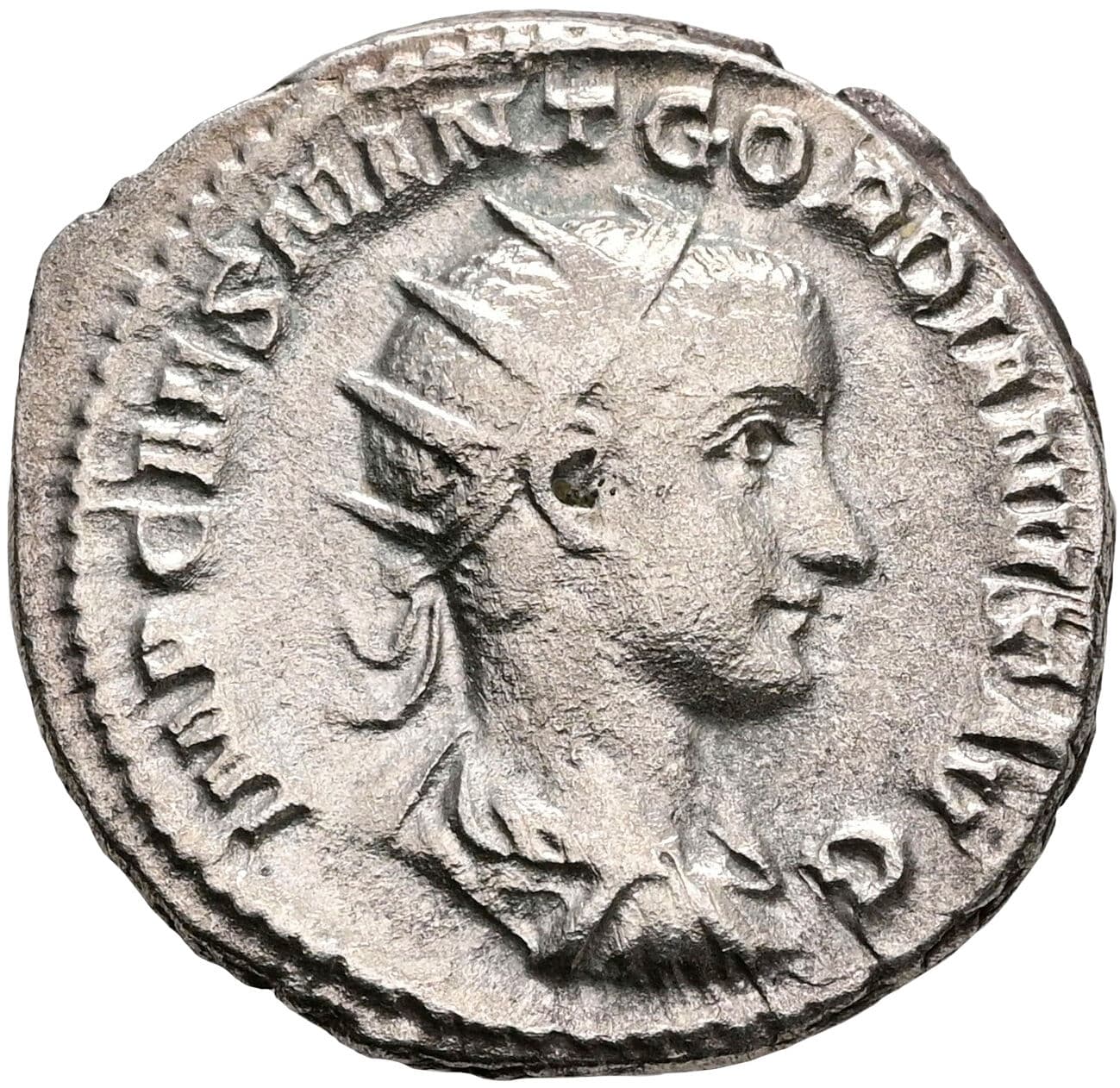 Antoninian Gordianus III. Pius 238-244 AC – Vorderseite