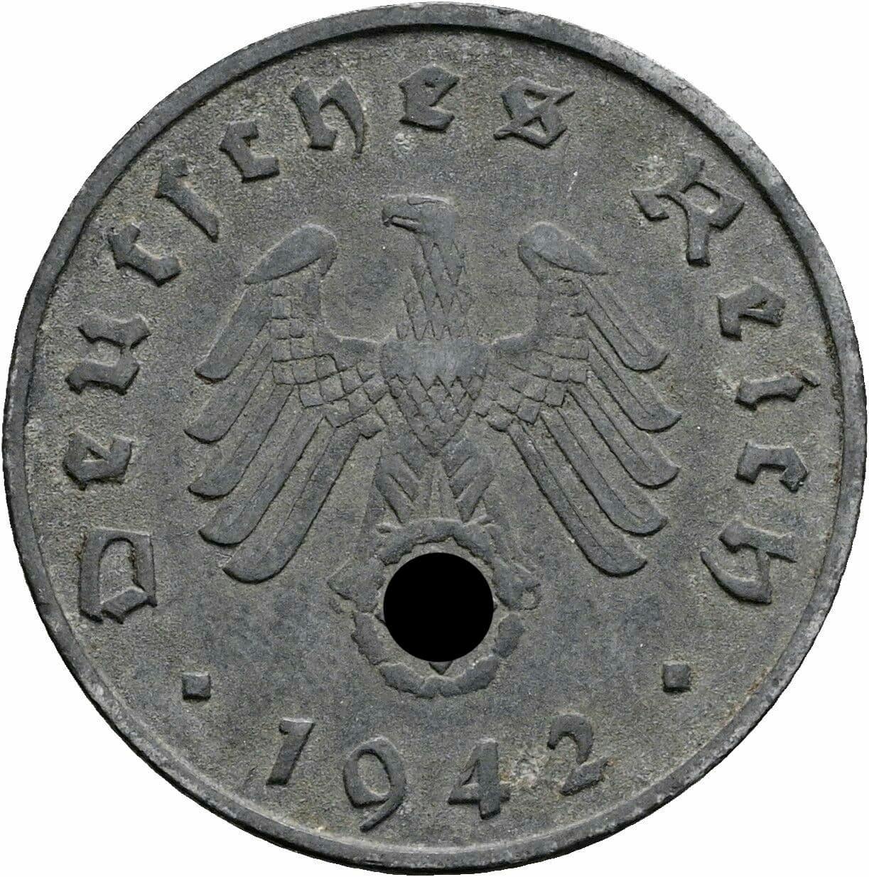 10 Reichspfennig 1942 F – Rückseite