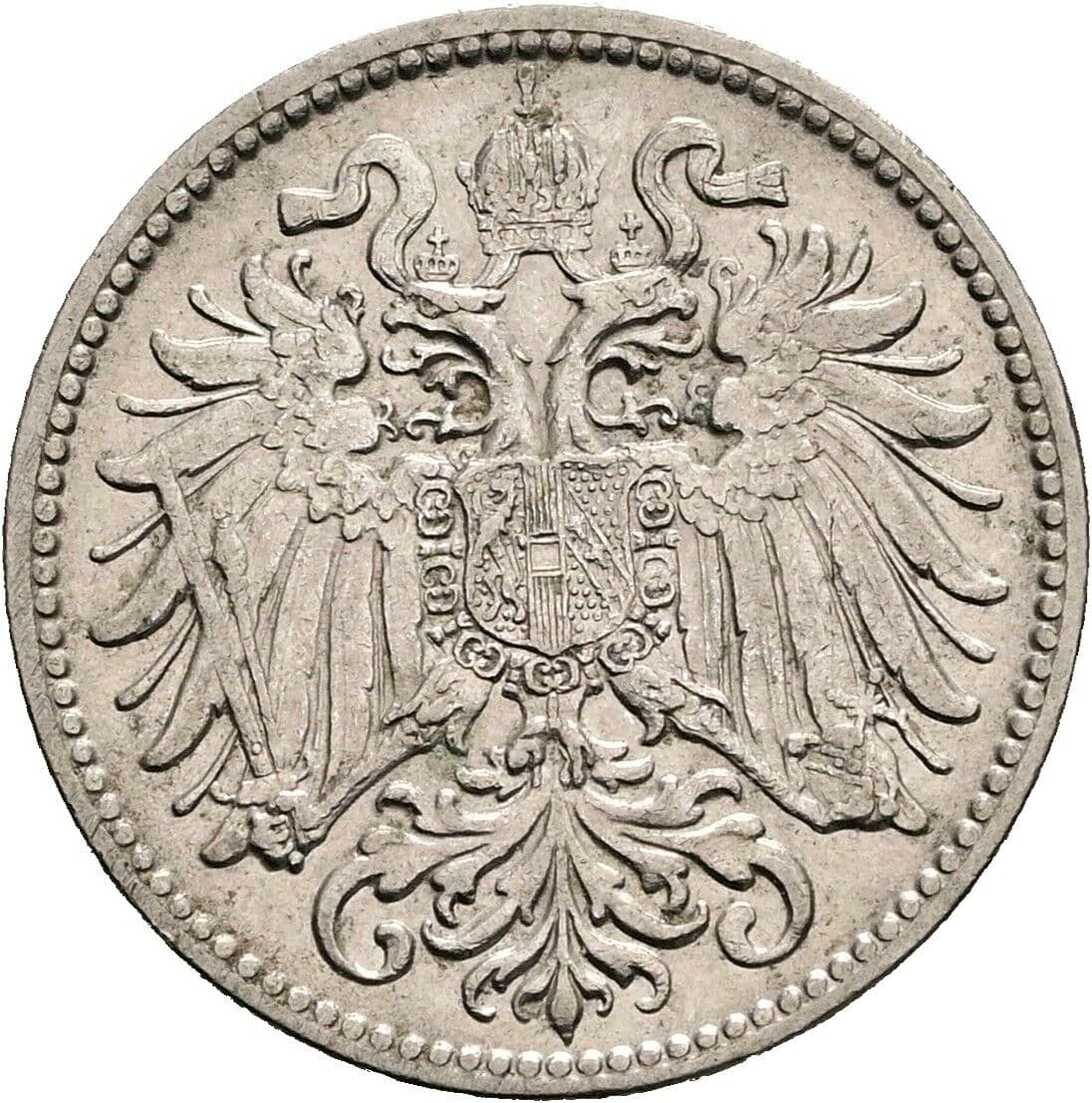 10 Heller Franz Joseph I. 1848-1916 1909 – Rückseite