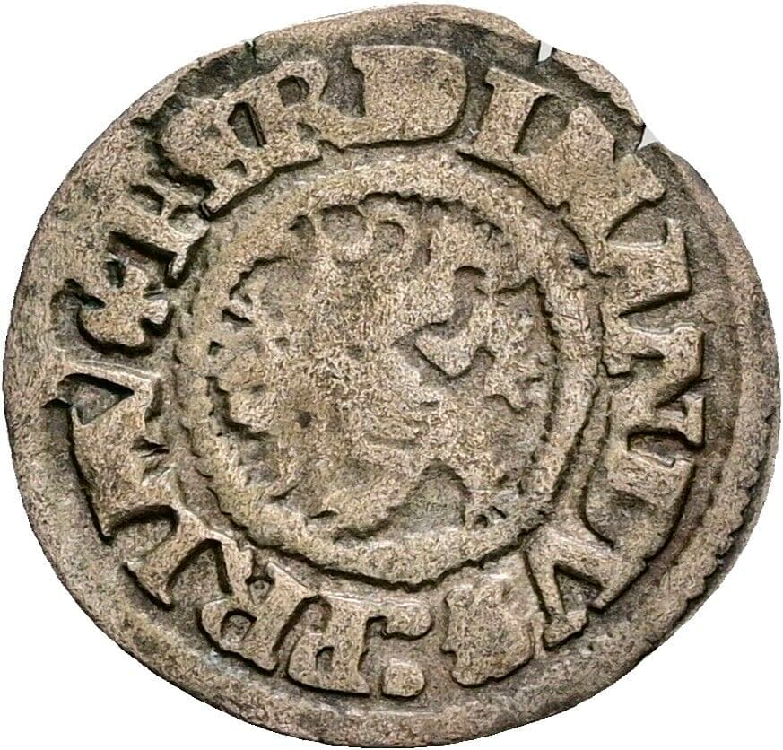 Weißpfennig Ferdinand I. ohne Jahr Prag – Vorderseite