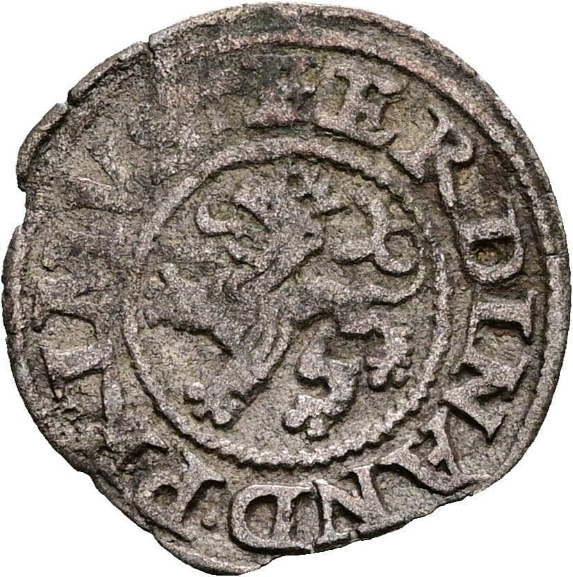Pfennig Ferdinand I. ohne Jahr – Vorderseite