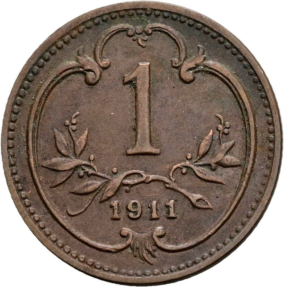 1 Heller Franz Joseph I. 1848-1916 1911 – Vorderseite