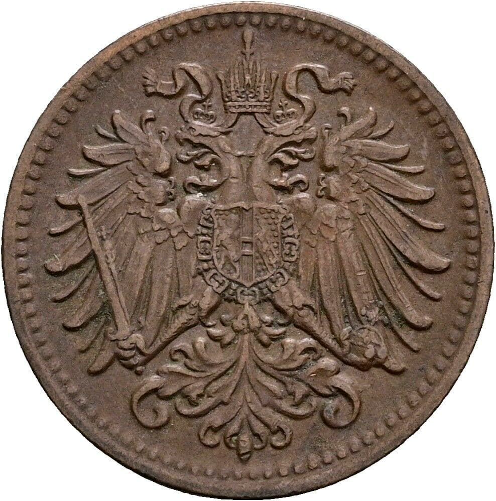 1 Heller Franz Joseph I. 1848-1916 1909 – Rückseite