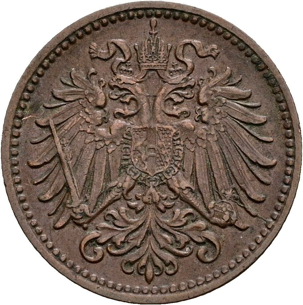 1 Heller Franz Joseph I. 1848-1916 1911 – Rückseite