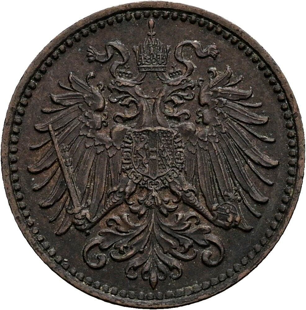1 Heller Franz Joseph I. 1848-1916 1902 – Rückseite