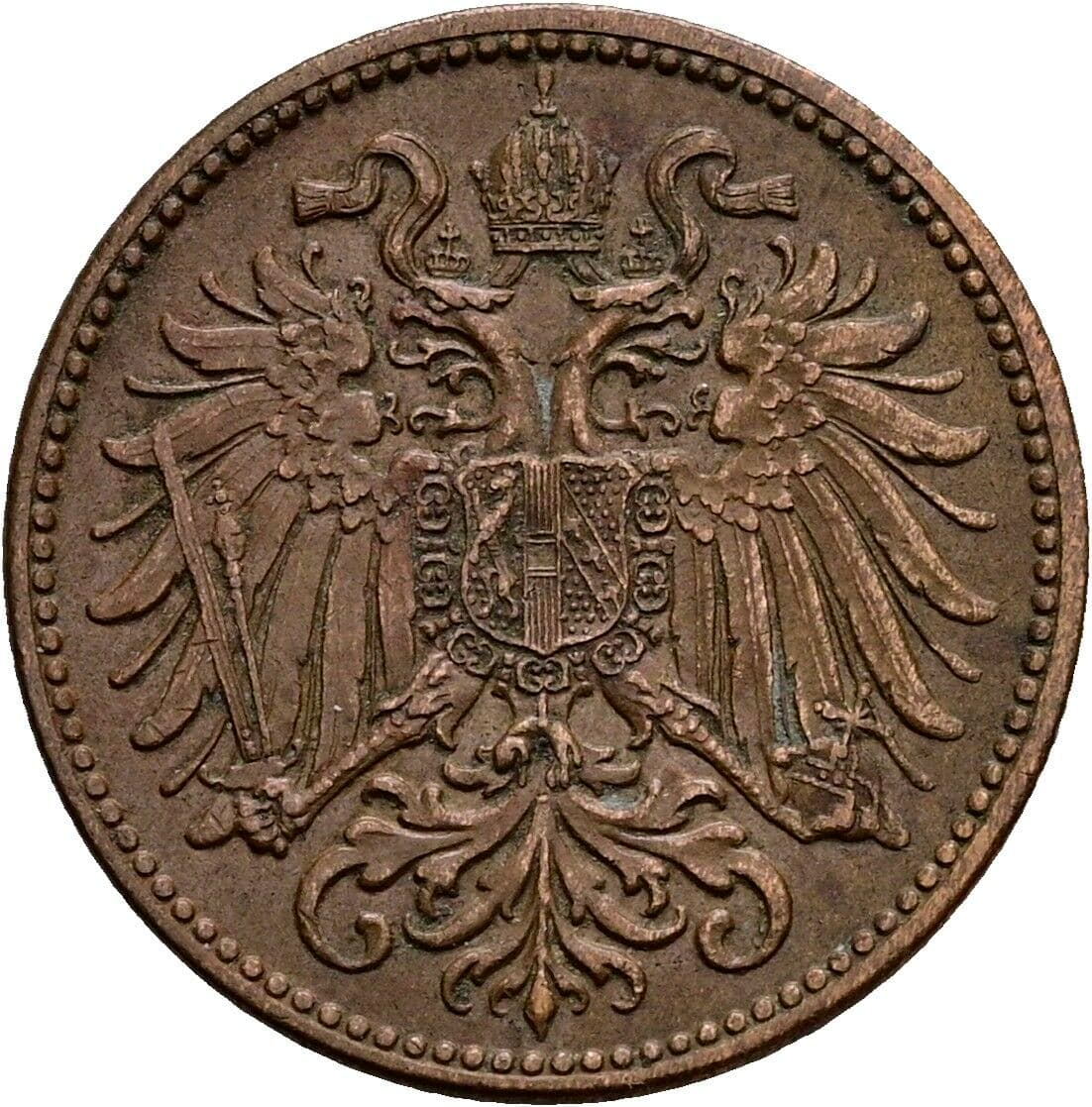 2 Heller Franz Joseph I. 1848-1916 1915 – Rückseite