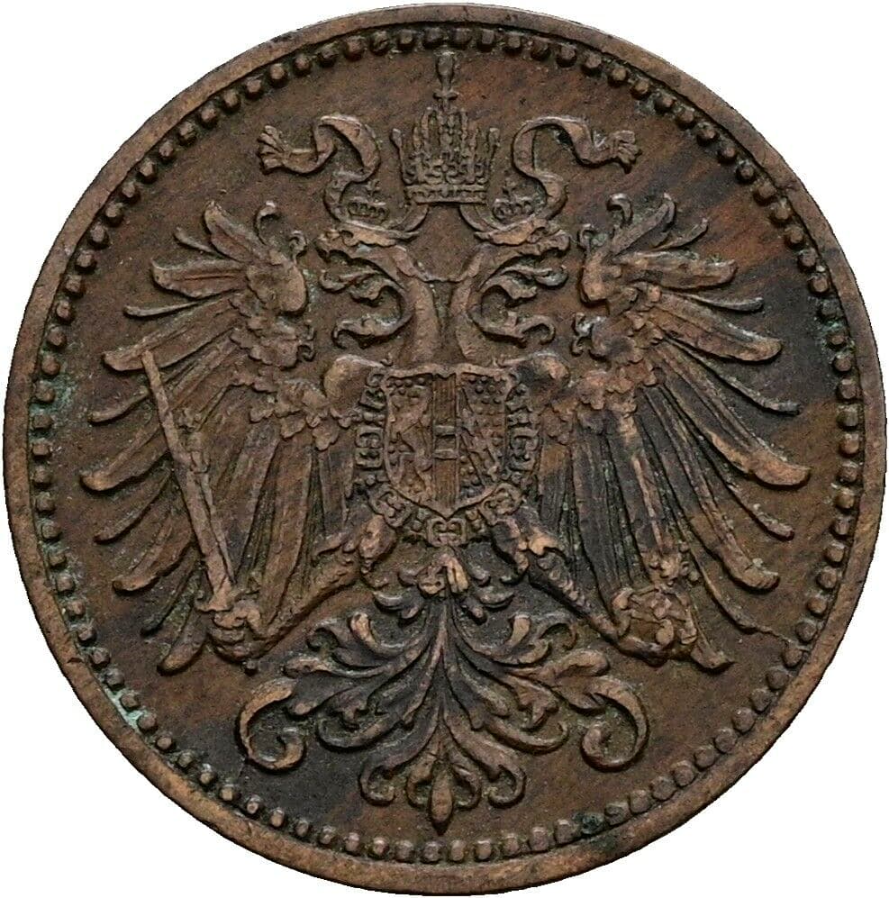 1 Heller Franz Joseph I. 1848-1916 1902 – Rückseite