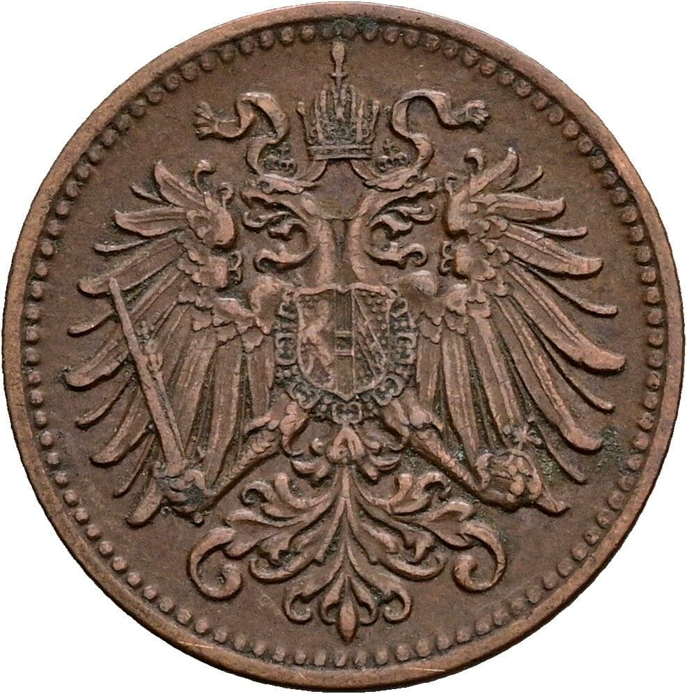 1 Heller Franz Joseph I. 1848-1916 1912 – Rückseite